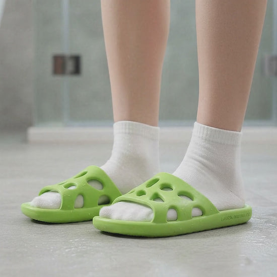 make a woman wear the slipper